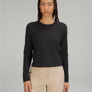 Classic-Fit Cotton-Blend Long-Sleeve